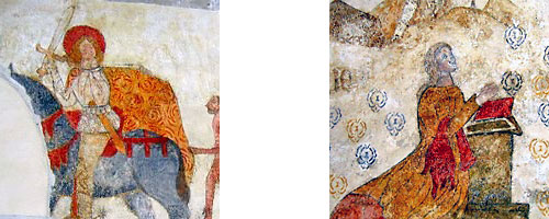 Deux fresques découvertes en 2003